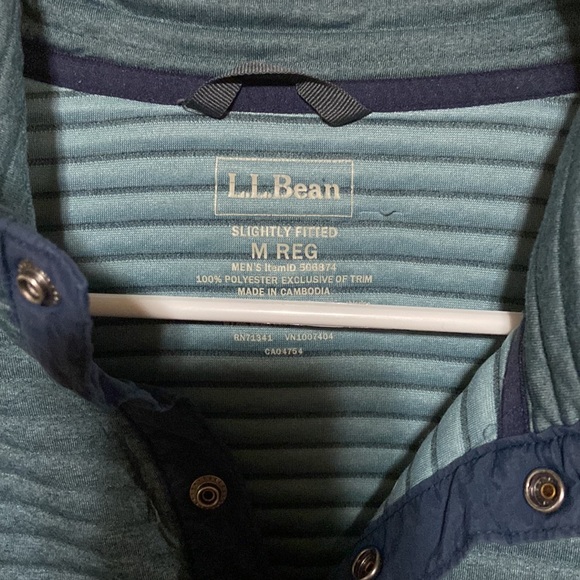 L.L. Bean Quarter-Snap Sweater - Picture 3 of 4